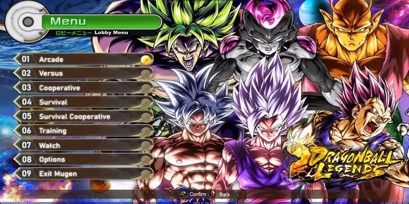 Dragon Ball Legends Mugen V2