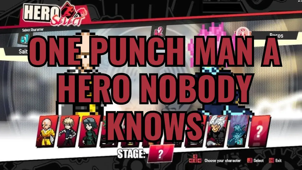 One Punch Man A Hero Nobody Knows Mugen