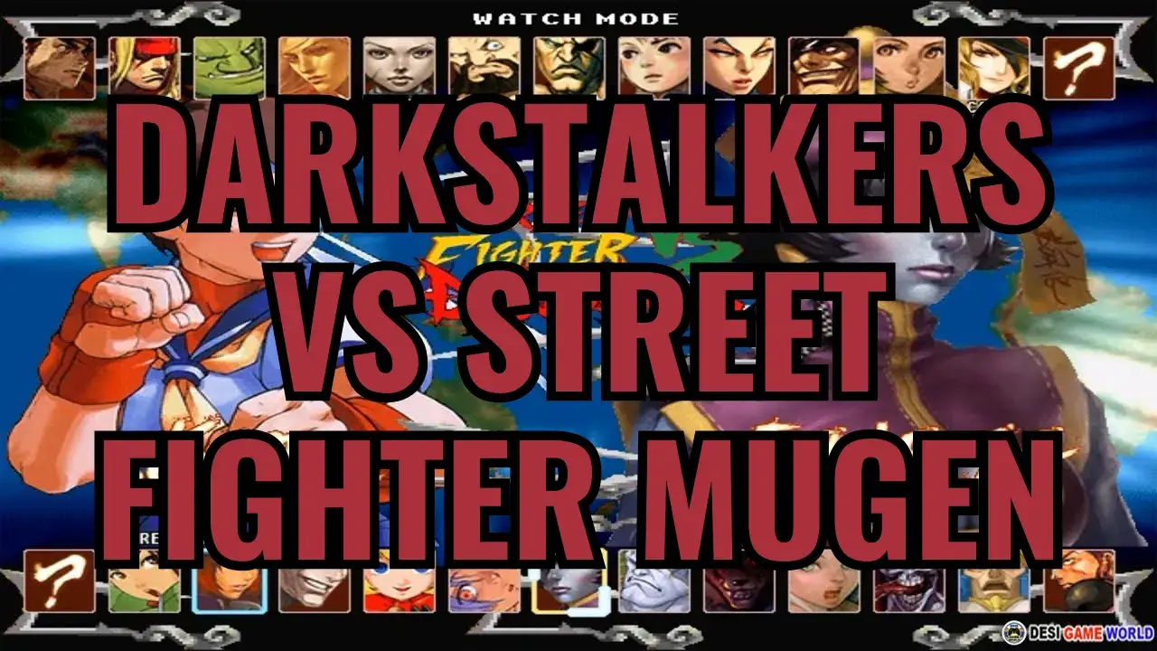 Darkstalkers vs Street Fighter Mugen