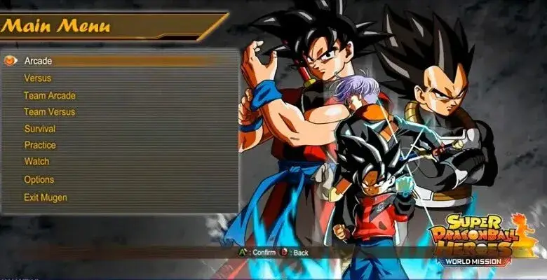 Super Dragon ball Heroes Mugen V1